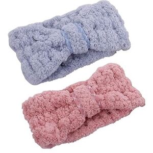 Spa Headband for Women，Soft coral fleece Facial Makeup Headband skincare headban